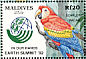 Scarlet Macaw Ara macao  1993 Earth Summit 92  MS