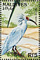 Crested Ibis Nipponia nippon  1997 Birds of the world Sheet