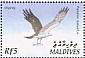 Osprey Pandion haliaetus  2002 Birds of the Maldives Sheet