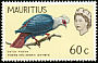 Mauritius Blue Pigeon Alectroenas nitidissimus â€   1965 Definitives Upright wmk