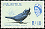 Broad-billed Parrot Lophopsittacus mauritianus â€   1965 Definitives Upright wmk