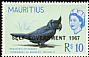 Broad-billed Parrot Lophopsittacus mauritianus â€   1967 Overprint SELF GOVERNMENT 1967 on 1965.01 