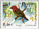 Comoro Fody Foudia eminentissima  2002 Birds of Mayotte Strip