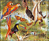 Scarlet Macaw Ara macao  1996 Protect Mexican wildlife 24v sheet