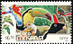 Scarlet Macaw Ara macao  2005 Conservation 8v set