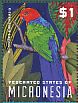 Moluccan King Parrot Alisterus amboinensis  2014 Parrots Sheet