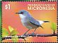 Reunion Grey White-eye Zosterops borbonicus  2015 Birds of Micronesia Sheet