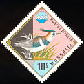 Northern Lapwing Vanellus vanellus  1974 Protection of water and nature 7v set