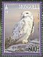 Snowy Owl Bubo scandiacus  2017 Owls Sheet