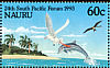 Red-tailed Tropicbird Phaethon rubricauda  1993 South Pacific Forum 1993 4v sheet