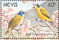 Lesser Antillean Euphonia Chlorophonia flavifrons  1991 Birds of Nevis Sheet