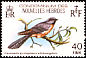 Fan-tailed Cuckoo Cacomantis flabelliformis  1980 Birds, French issue 