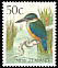 Sacred Kingfisher Todiramphus sanctus  1988 Native birds p 14Â½x14
