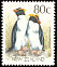 Fiordland Penguin Eudyptes pachyrhynchus  1988 Native birds p 14Â½x14