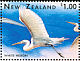 Great Egret Ardea alba  1996 Marine wildlife 6v sheet