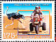 Common Ostrich Struthio camelus  1997 Rally Dakar-AgadÃ¨s-Dakar 4v sheet