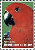 Moluccan Eclectus Eclectus roratus  1998 Animals of the world, Parrots Sheet