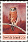 Morepork Ninox novaeseelandiae  1984 Boobook Owl Strip