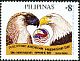 Philippine Eagle Pithecophaga jefferyi  1996 Philippine - American friendship day 2v set