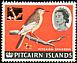 Pitcairn Reed Warbler Acrocephalus vaughani  1967 Surcharge on 1964.01 