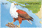 African Fish Eagle Icthyophaga vocifer  1990 Wildlife 18v sheet