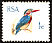African Pygmy Kingfisher Ispidina picta  1969 Definitives 
