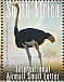 Common Ostrich Struthio camelus  2008 The big 5 of birds Sheet with 2 sets