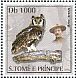 Verreaux's Eagle-Owl Ketupa lactea  2003 Owls Sheet
