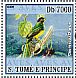 Amazonian Black-throated Trogon Trogon rufus  2007 Scouts jubilee, birds  MS