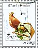 Lesser Spotted Eagle Clanga pomarina  2014 Stamps on stamps 4v sheet