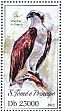 Osprey Pandion haliaetus  2013 Birds of prey Sheet