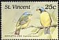 Lesser Antillean Euphonia Chlorophonia flavifrons  1989 Birds of St Vincent 