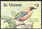Lesser Antillean Tanager Stilpnia cucullata  1989 Birds of St Vincent 