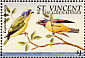 Hispaniolan Euphonia Chlorophonia musica  1996 Birds of St Vincent Sheet