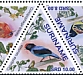 Blue Manakin Chiroxiphia caudata  2023 Birds Sheet