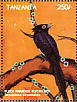 Black Paradise Flycatcher Terpsiphone atrocaudata  1999 Birds of Japan Sheet