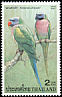 Red-breasted Parakeet Psittacula alexandri  2001 Parrots p 14x14Â¾