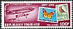 Black-bellied Seedcracker Pyrenestes ostrinus  1973 Postal services, stamp on stamp 4v set