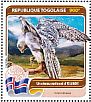 Gyrfalcon Falco rusticolus  2016 Fauna of the world 4v sheet