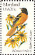 Baltimore Oriole Icterus galbula  1982 State birds and flowers 50v sheet, p 10Â½x11