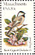 Black-capped Chickadee Poecile atricapillus  1982 State birds and flowers 50v sheet, p 10Â½x11