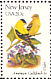 American Goldfinch Spinus tristis  1982 State birds and flowers 50v sheet, p 10Â½x11