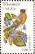 American Robin Turdus migratorius  1982 State birds and flowers 50v sheet, p 10Â½x11