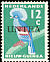 Western Crowned Pigeon Goura cristata  1962 Overprint UNTEA on Neth New Guinea 1954-9.01 