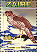 Congo Serpent Eagle Dryotriorchis spectabilis  1996 Birds of prey Sheet