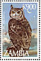 Spotted Eagle-Owl Bubo africanus  1997 Owls Sheet