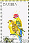 Budgerigar Melopsittacus undulatus  1998 Parrots Sheet