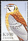 American Kestrel Falco sparverius  1999 Flora and fauna 10v set
