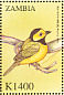 Hooded Warbler Setophaga citrina  2000 Birds of the world Sheet